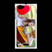 Coque Sony Xpéria J Jeune couple hippie