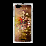 Coque Sony Xpéria J Groupe de hippie dans les champs