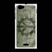 Coque Sony Xpéria J Symbole de la paix brisé