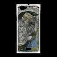 Coque Sony Xpéria J Pont médiéval sur l'Ardèche