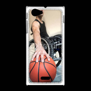Coque Sony Xpéria J Joueur de basket en fauteuil