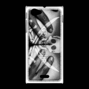 Coque Sony Xpéria J Corps de pirate