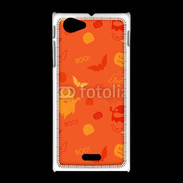 Coque Sony Xpéria J Fond Halloween 1