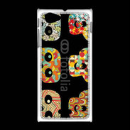 Coque Sony Xpéria J Font tête de mort