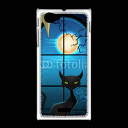 Coque Sony Xpéria J Chat noir