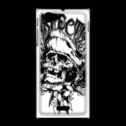 Coque Sony Xpéria J Tête de mort Vie de Pirates