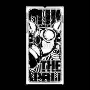 Coque Sony Xpéria J Tête de Mort Police