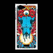 Coque Sony Xpéria J Tête de Mort El Chupacabra