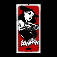 Coque Sony Xpéria J Dangerous Lady 