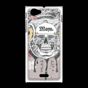 Coque Sony Xpéria J Tête de Mort Skull King