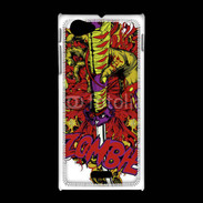 Coque Sony Xpéria J Tête de Mort Zombie 35