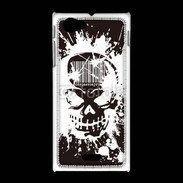 Coque Sony Xpéria J Tête de mort Code Barre