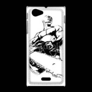 Coque Sony Xpéria J Bûcheron 