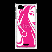 Coque Sony Xpéria J Coiffeur