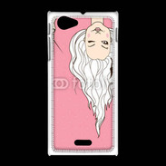 Coque Sony Xpéria J Coiffeuse vintage