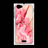 Coque Sony Xpéria J Ongles esthéticienne 2