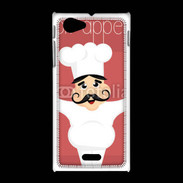 Coque Sony Xpéria J Chef cuisinier