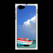 Coque Sony Xpéria J Bateau de pêcheur en mer