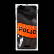 Coque Sony Xpéria J Brassard Police 75