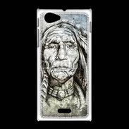 Coque Sony Xpéria J Indiens d’Amérique en dessin 25