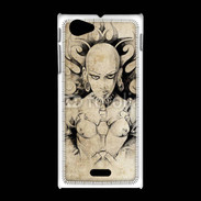 Coque Sony Xpéria J Guerrière en dessin 12