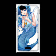 Coque Sony Xpéria J Manga style illustration of zodiac 26
