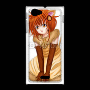 Coque Sony Xpéria J Manga style illustration of zodiac 27