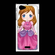 Coque Sony Xpéria J Cute cartoon illustration of a queen