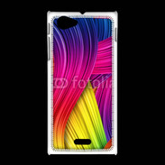 Coque Sony Xpéria J Fibres de couleur