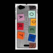Coque Sony Xpéria J Modern art