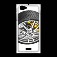 Coque Sony Xpéria J Pneu complet étrier jaune