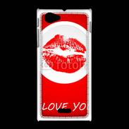 Coque Sony Xpéria J I love you 350