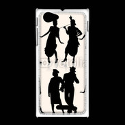 Coque Sony Xpéria J Tableau charleston