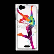 Coque Sony Xpéria J Danseuse en couleur