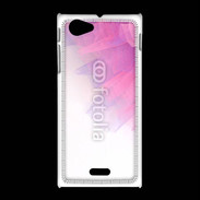 Coque Sony Xpéria J tutu rose 1