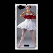 Coque Sony Xpéria J Danseuse classique avec gants de boxe