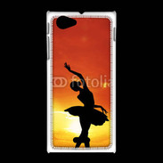 Coque Sony Xpéria J Danseuse couché de soleil