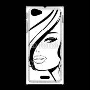 Coque Sony Xpéria J Coiffure