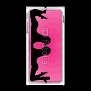 Coque Sony Xpéria J Femmes qui s'embrassent
