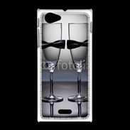 Coque Sony Xpéria J Coupe de champagne gay