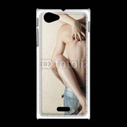 Coque Sony Xpéria J Couple câlin sexy 2