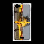 Coque Sony Xpéria J Cap 10 jaune sur taxiway