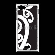 Coque Sony Xpéria J Tatouage Maori