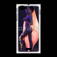 Coque Sony Xpéria J Tatouage sexy en or