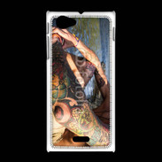 Coque Sony Xpéria J Tatouage homme sexy