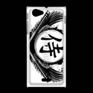 Coque Sony Xpéria J Tatouage Samouraï