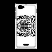 Coque Sony Xpéria J Tatouage Maori 5