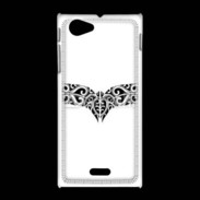 Coque Sony Xpéria J Tatouage Maori 8
