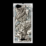 Coque Sony Xpéria J Timbre 1967 du Roi Philippe II