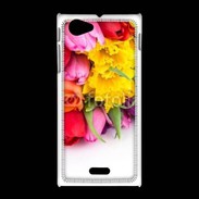 Coque Sony Xpéria J Bouquet de fleurs